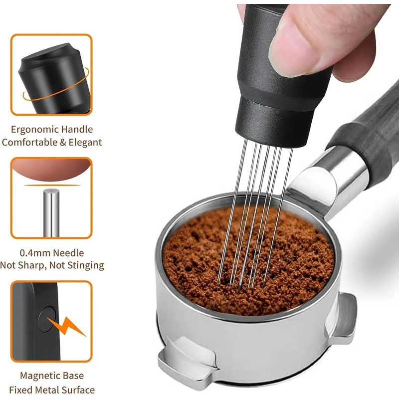 Magnetic Espresso Distribution Tool For Smooth Extraction 3