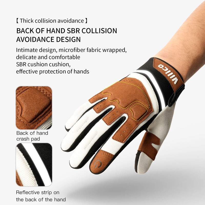 Microfiber Anti Slip Cycling Gloves For Enhanced Grip And Comfort 2