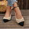 Pointed Knit Flats For Stylish Comfort And Versatile Wear 1