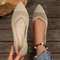 Pointed Knit Flats For Stylish Comfort And Versatile Wear 7