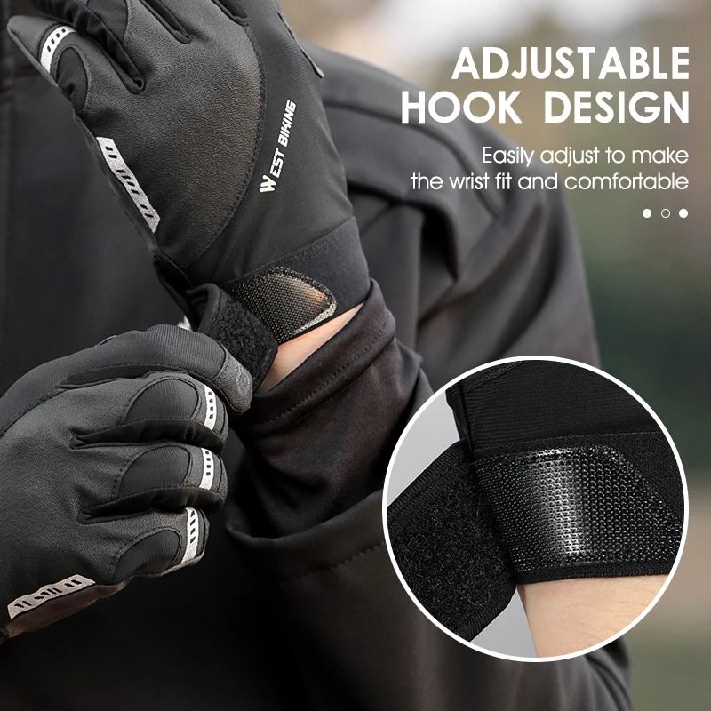 Thermal Touch Screen Cycling Gloves For All Season Riding 2