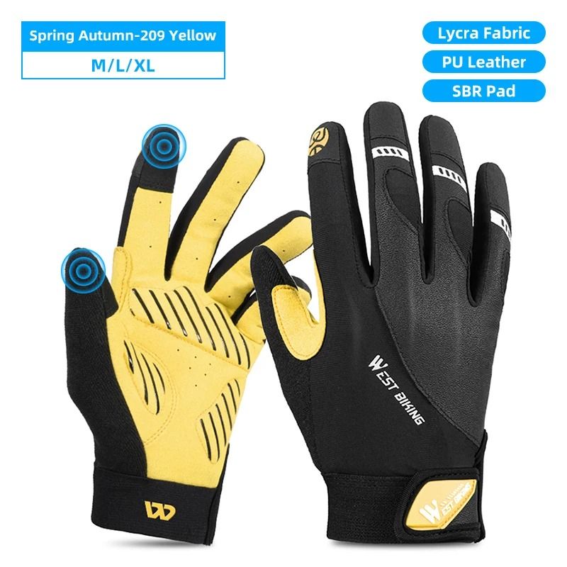 Thermal Touch Screen Cycling Gloves For All Season Riding 6