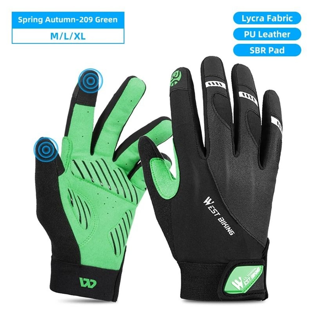 Thermal Touch Screen Cycling Gloves For All Season Riding 7