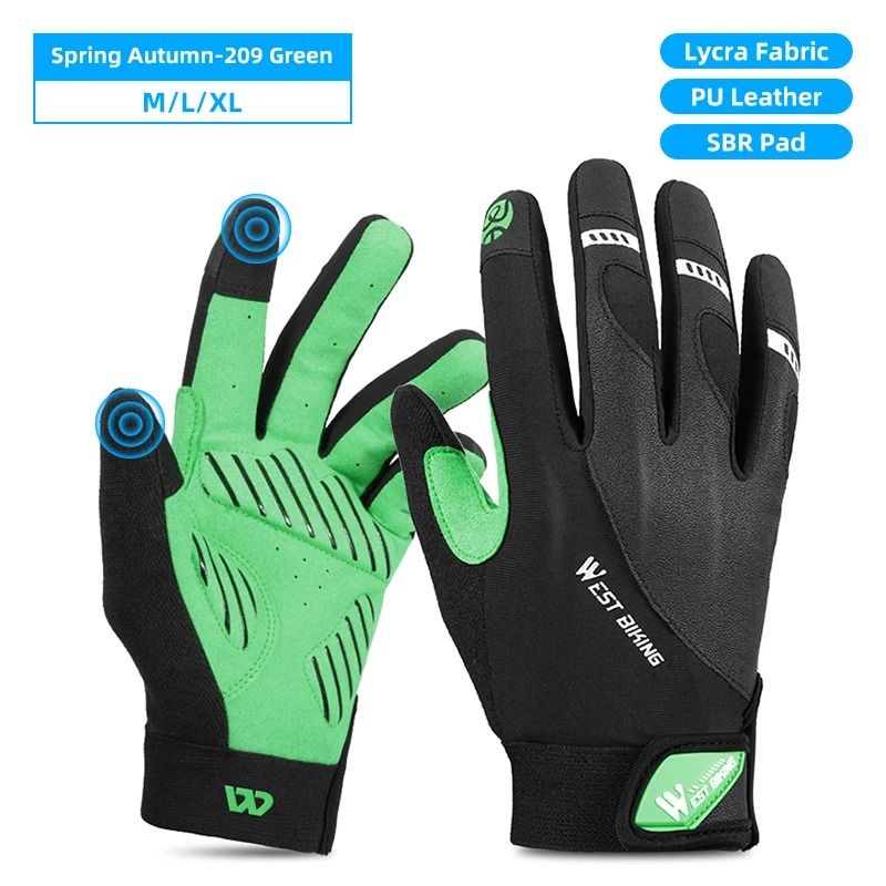 Thermal Touch Screen Cycling Gloves For All Season Riding 7