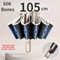 Automatic Reverse Folding Umbrella With Reflective Stripe For Windproof Use 0