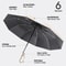 Automatic Reverse Folding Umbrella With Reflective Stripe For Windproof Use 1