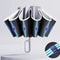 Automatic Reverse Folding Umbrella With Reflective Stripe For Windproof Use 10
