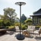 Motion Sensor Solar Floor Lamp For Outdoor Security And Emergency Use 0