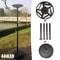 Motion Sensor Solar Floor Lamp For Outdoor Security And Emergency Use 15