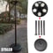 Motion Sensor Solar Floor Lamp For Outdoor Security And Emergency Use 16
