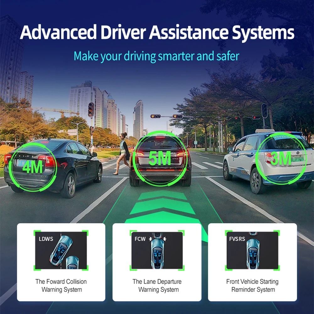 114 Inch 4K Dash Cam With Wireless CarPlay And Android Auto 3