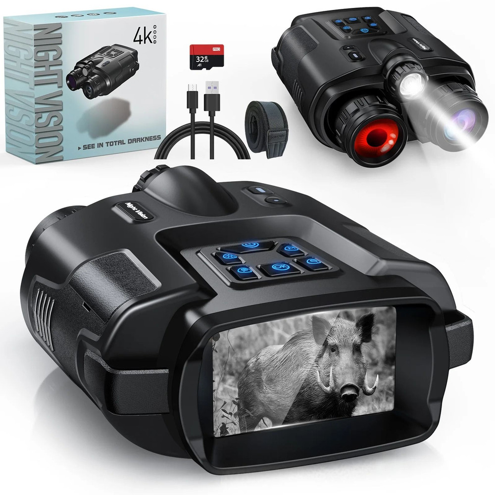 Digital Infrared Night Vision Binoculars With Rechargeable Power 0