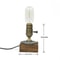 Wood Table Lamp With Option For Bulb 5