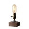 Wood Table Lamp With Option For Bulb 7