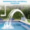 Pool Waterfall Spray Fountain Kit 0
