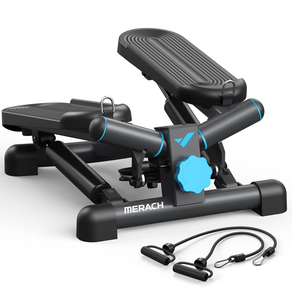 Compact Twist Stepper With Resistance Bands 5