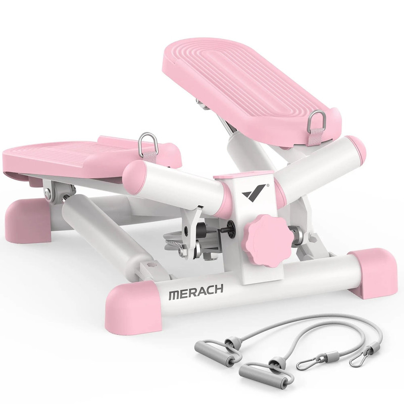 Compact Twist Stepper With Resistance Bands 6