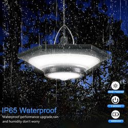 solar pendant motion sensor led light