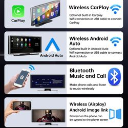 high definition car audio display unit with optional camera