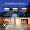 Solar Motion Sensor Flood Wall Light With Three Color Modes 4