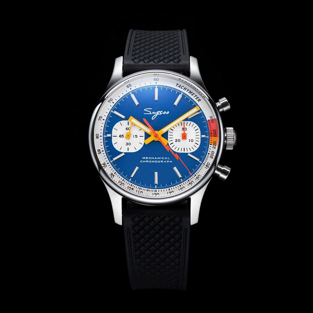 Mechanical Pilot Chronograph Watch 6