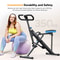 Adjustable Foldable Squat Rowing Trainer 6