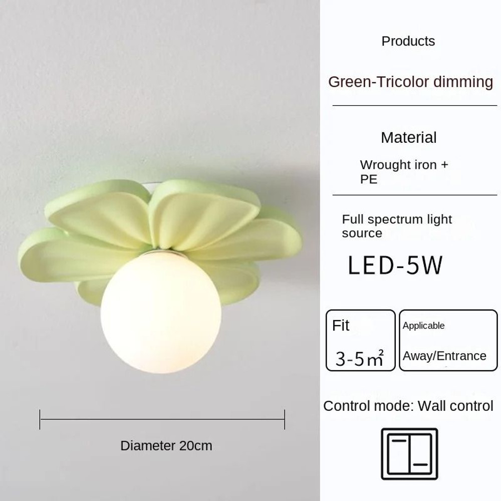 Resin Flower Ceiling And Wall Light 10