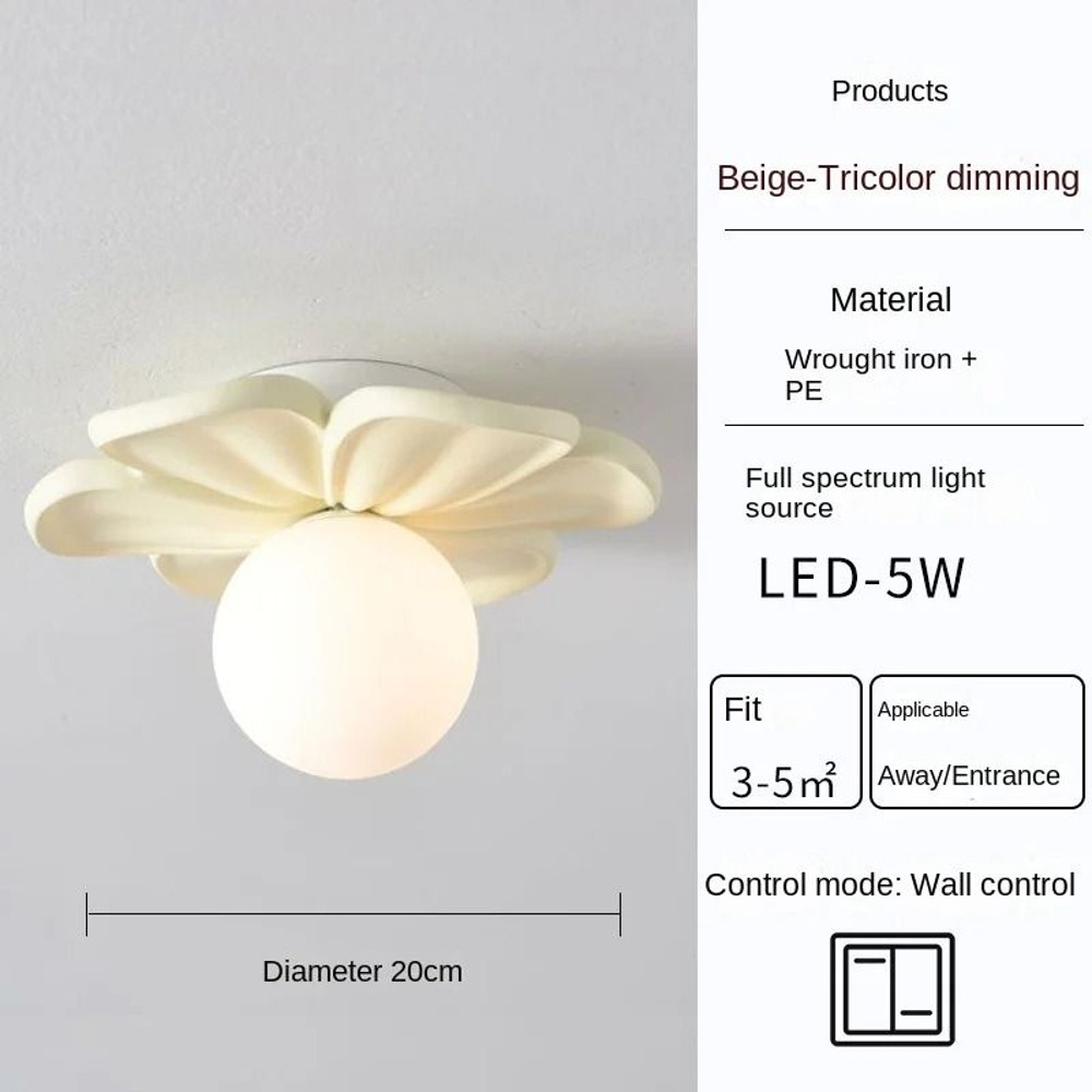 Resin Flower Ceiling And Wall Light 3