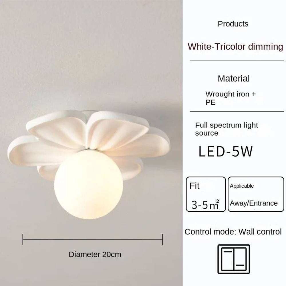 Resin Flower Ceiling And Wall Light 8