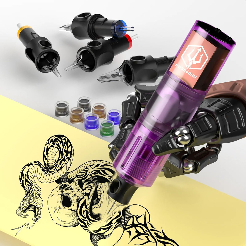 Wireless Tattoo Power Kit For Permanent Makeup 5