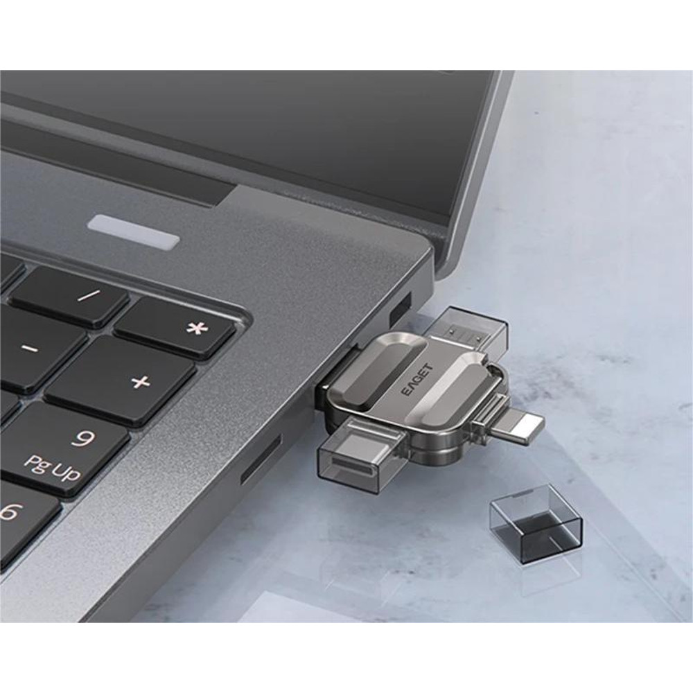 4 In 1 USB Flash Drive With Type C Micro And Lightning Ports 3