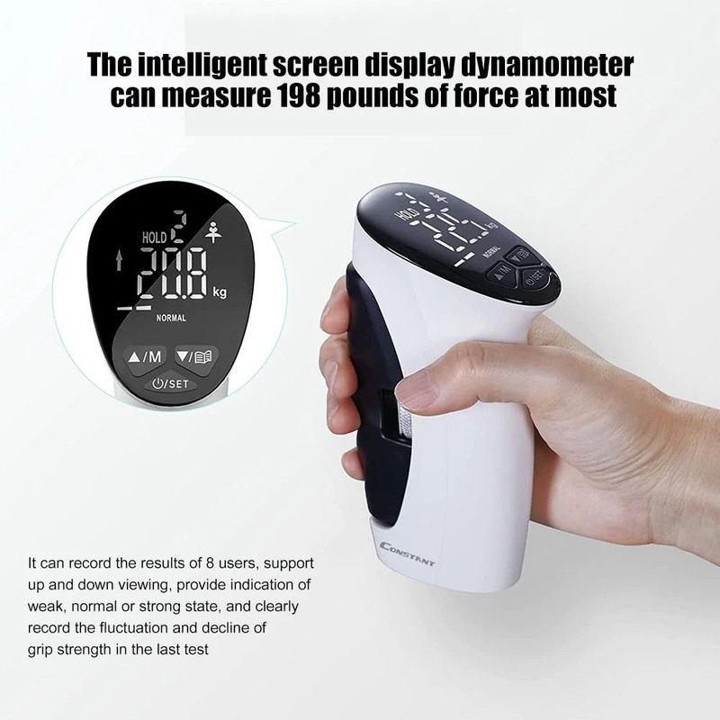 Digital Grip Strength Tester With Optional Hand Expander 0
