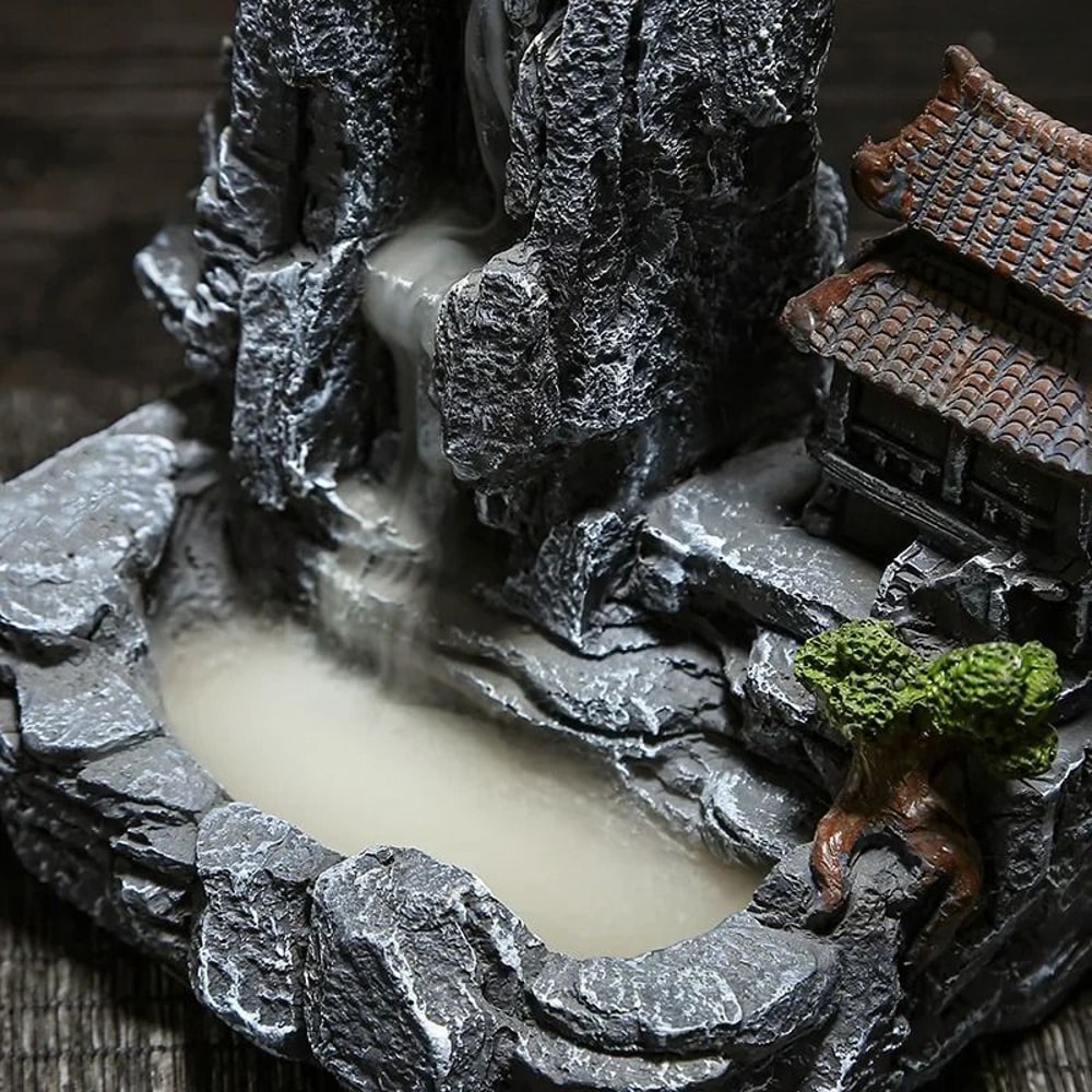 Waterfall Style Incense Burner For Zen Atmosphere 3
