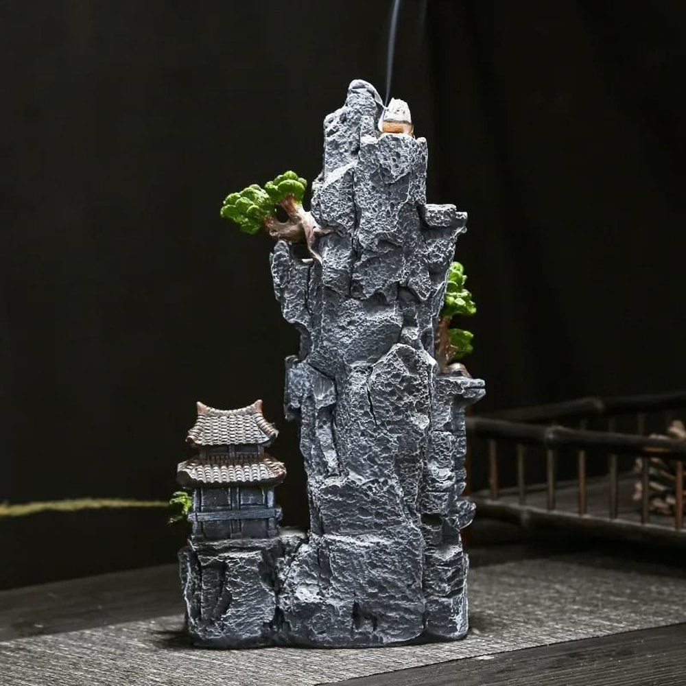 Waterfall Style Incense Burner For Zen Atmosphere 4