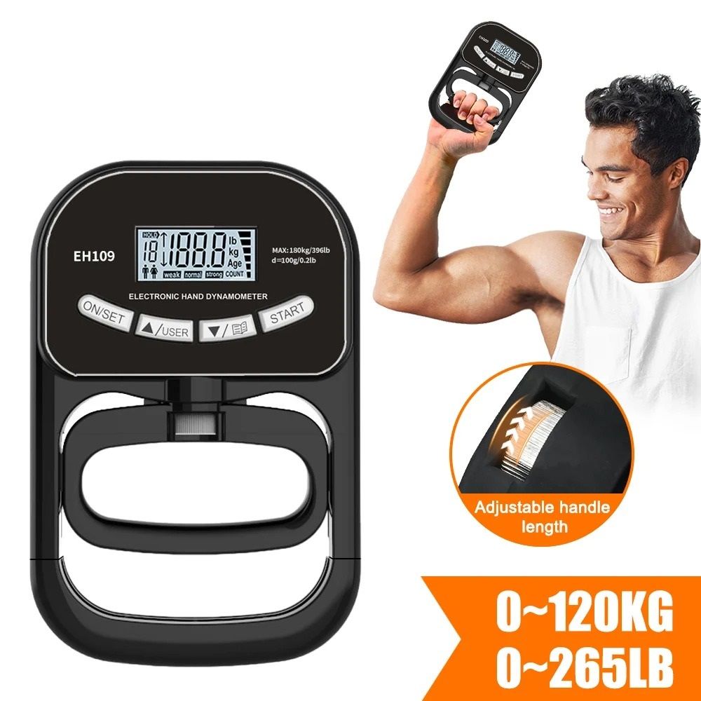 Digital Grip Strength Tester With LCD Display 0