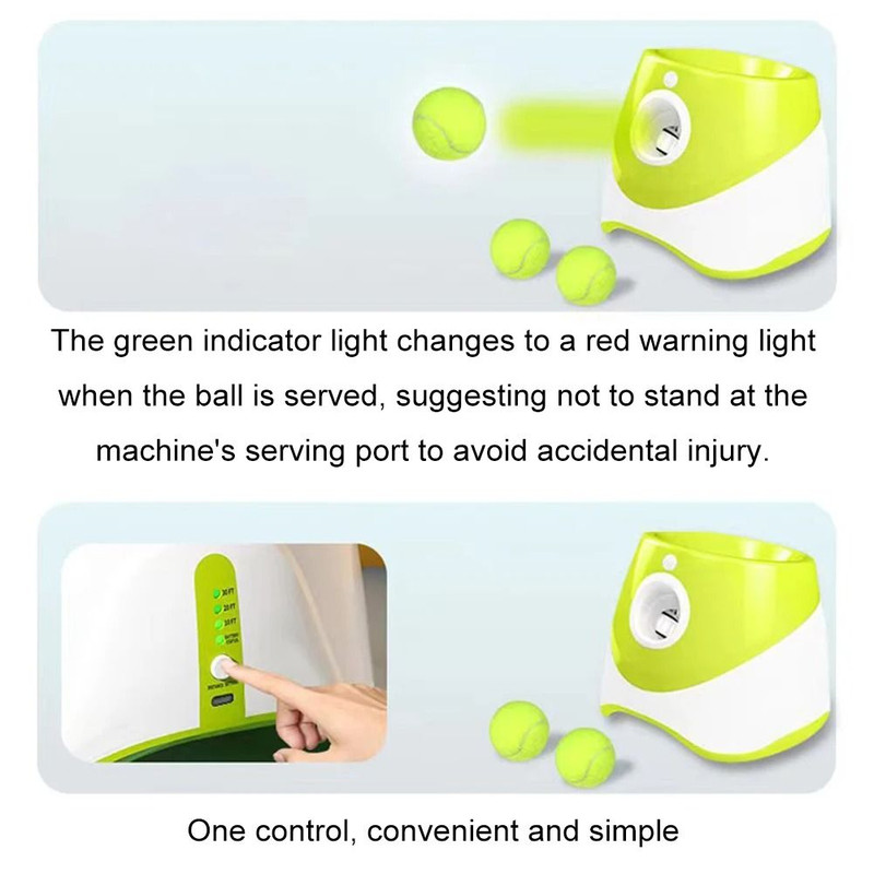 Rechargeable Automatic Tennis Ball Launcher For Dogs 5