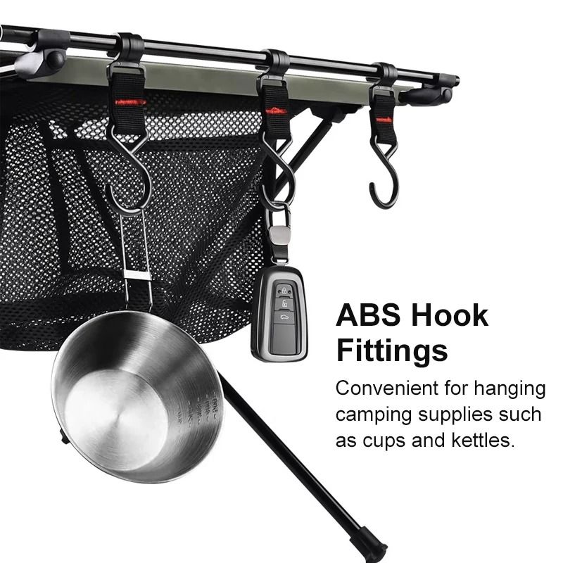 Lightweight Folding Camping Table With Storage Mesh Bag 1