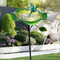 Freestanding Metal Bird Bath And Feeder For Outdoor Decor 1