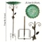 Freestanding Metal Bird Bath And Feeder For Outdoor Decor 14