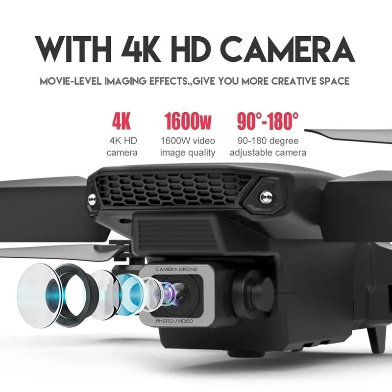 Compact Foldable Camera Drone With WiFi And Dual HD Recording 1