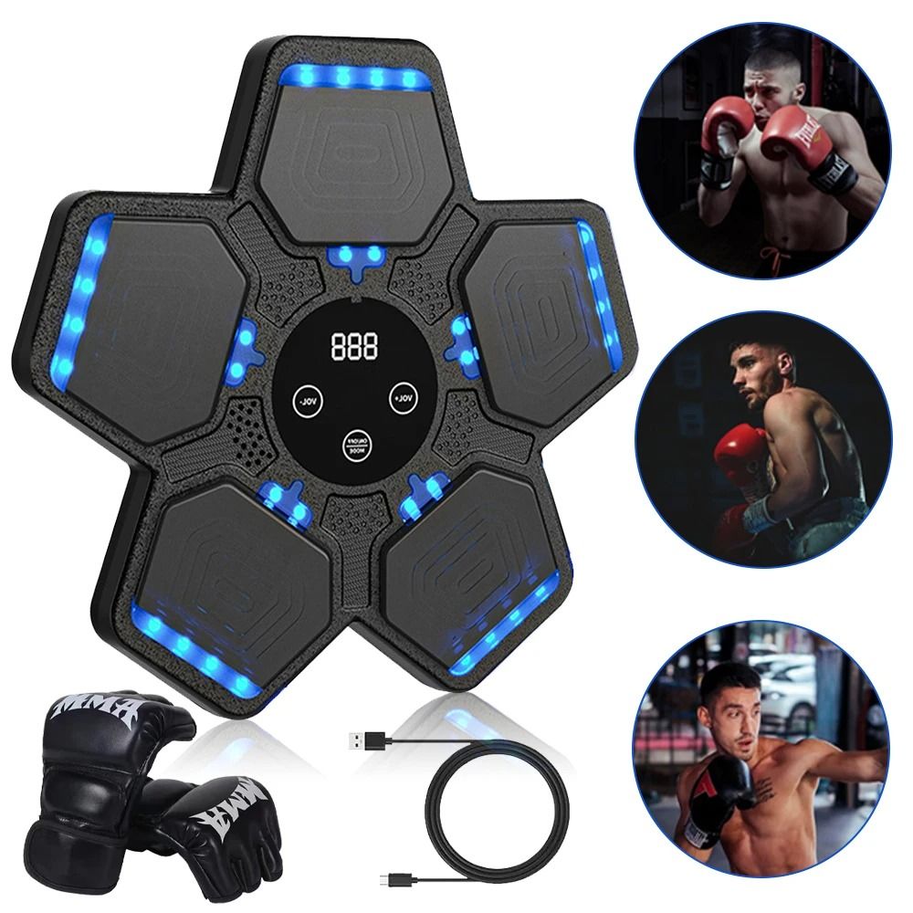 Interactive Music Boxing Wall Target For Agility Training 5
