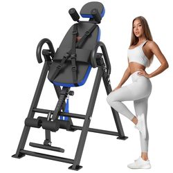 heavy duty inversion table for back decompression and strength training