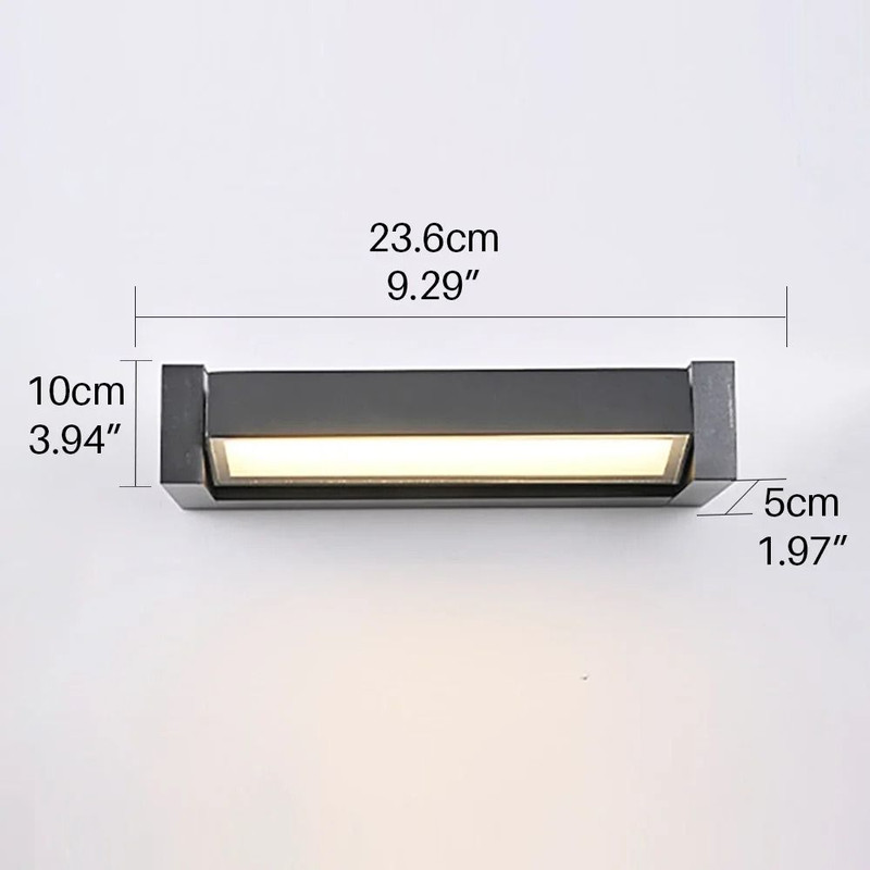 Weatherproof LED Outdoor Wall Lamp For Porch And Patio Lighting 6