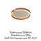 Modern LED Ceiling Light In Rose Gold White Or Black For Indoor Home Lighting 9