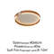 Modern LED Ceiling Light In Rose Gold White Or Black For Indoor Home Lighting 10