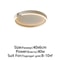 Modern LED Ceiling Light In Rose Gold White Or Black For Indoor Home Lighting 7