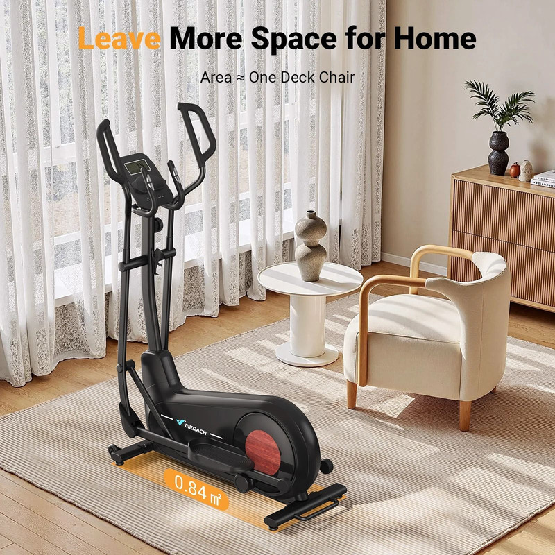 Smooth Quiet Elliptical Trainer With Adjustable Resistance And Long Stride 3
