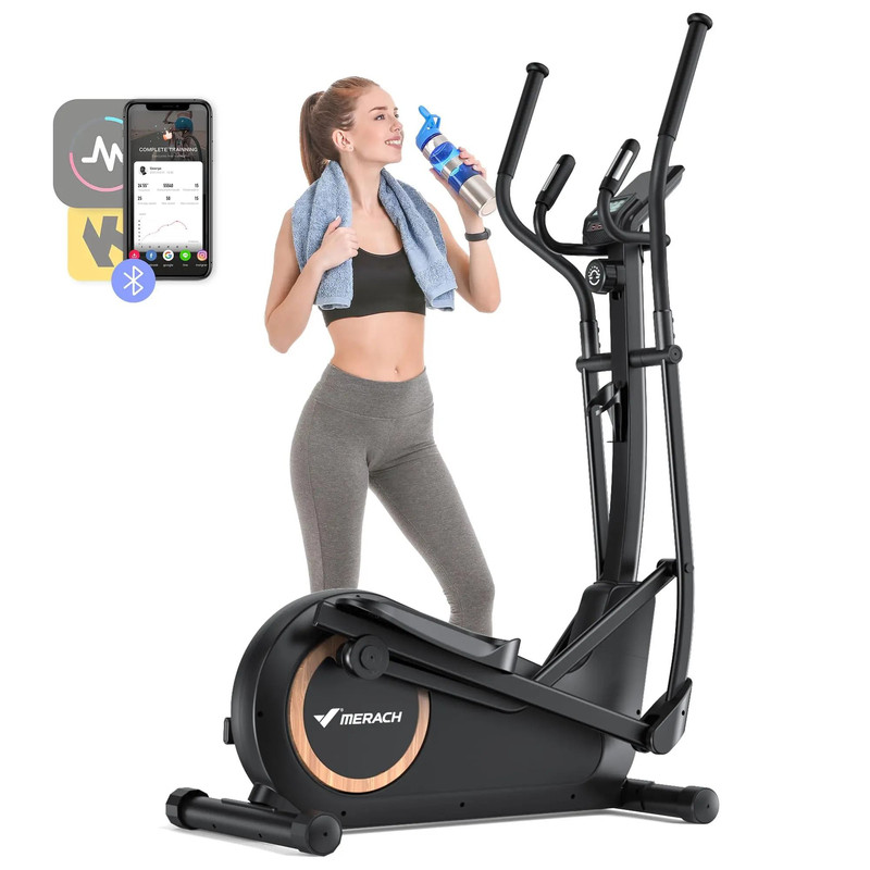 Smooth Quiet Elliptical Trainer With Adjustable Resistance And Long Stride 5