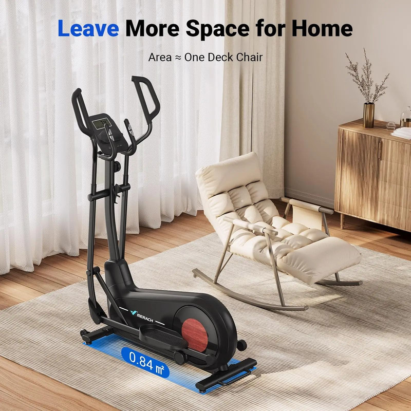 Smooth Quiet Elliptical Trainer With Adjustable Resistance And Long Stride 6