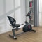 Recumbent Exercise Bike With Large Seat Quiet Ride And Heart Rate Sensor 2